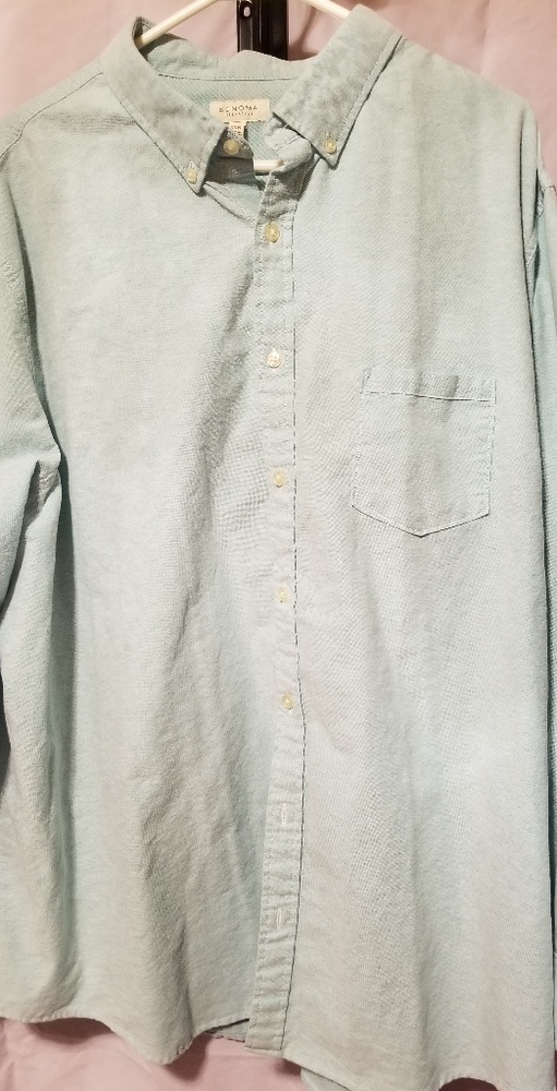 Mint green long sleeve shirt